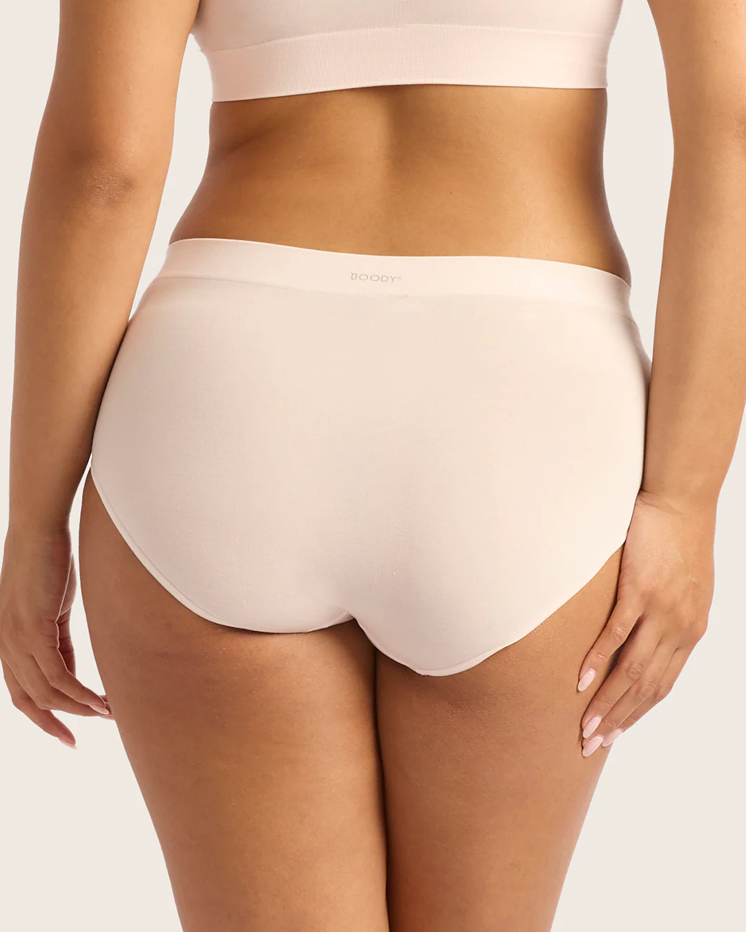LYOLYTE Full Low Leg Briefs - Powder Pink - Image 7